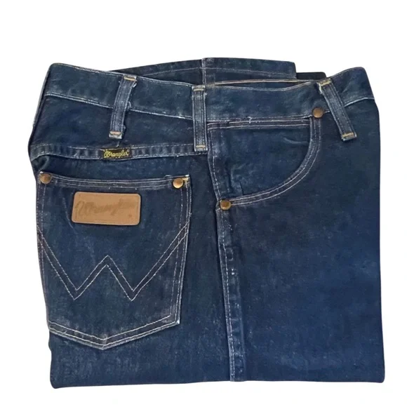 Vintage 90s Wrangler Jeans High Rise Straight Leg 28” Waist 30” Inseam 28 x 30 - Picture 14 of 15